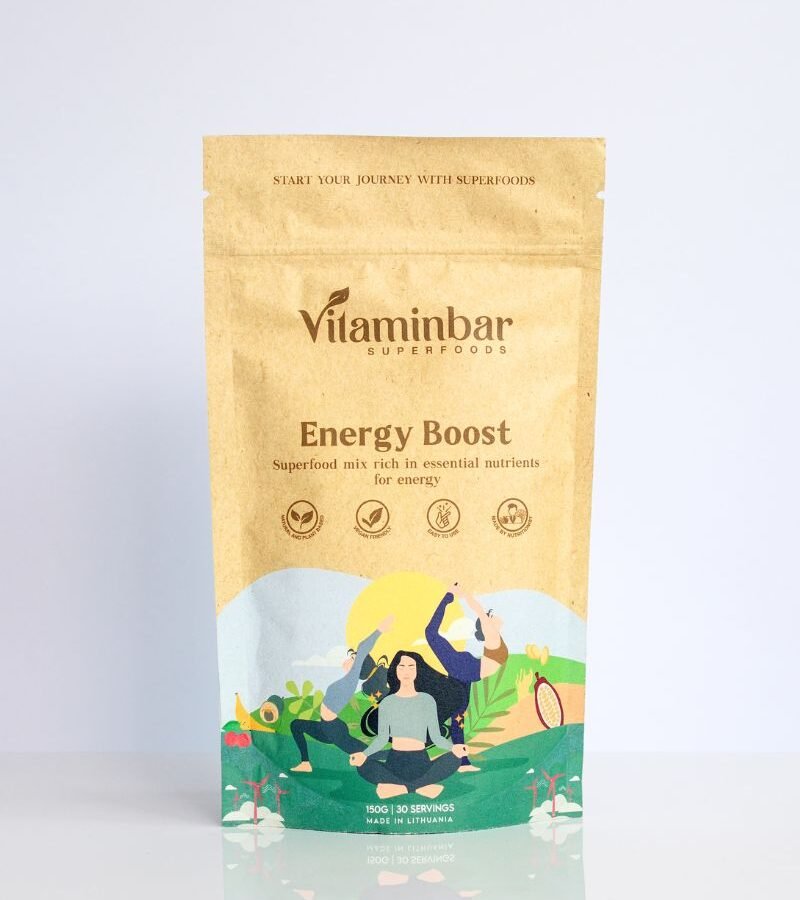 Energy boost supermaisto mišinys